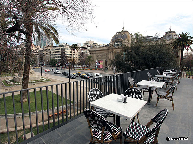 Vista del Museo de Bellas Artes desde la terraza del Castillo Forestal - Castillo Forestal