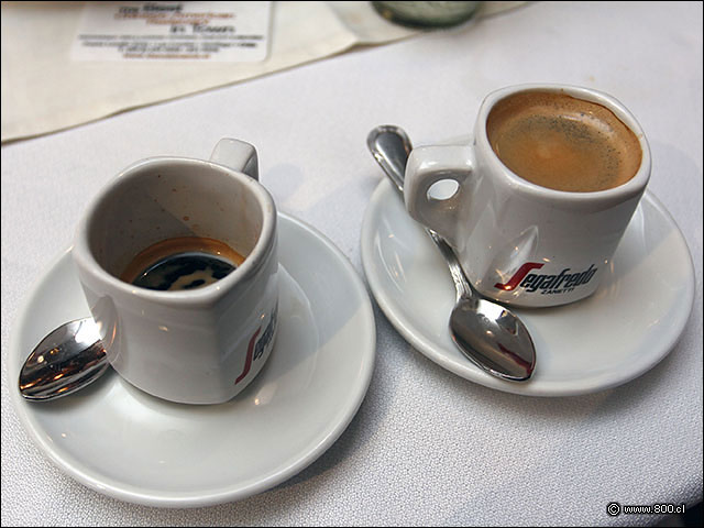 Ristretto y Cortado Segafredo - Palacio Danubio Azul (PDA)