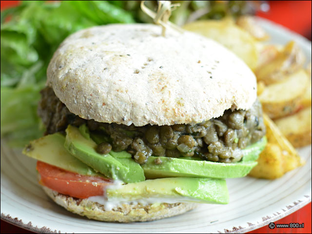 Hamburguesa de Lentejas - Amanita