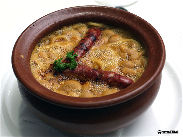 Porotos con rienda y longaniza - Entre Ros (Rengo)