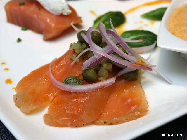 Gravlax de Salm�n - Terran�e (Hotel Intercontinental)