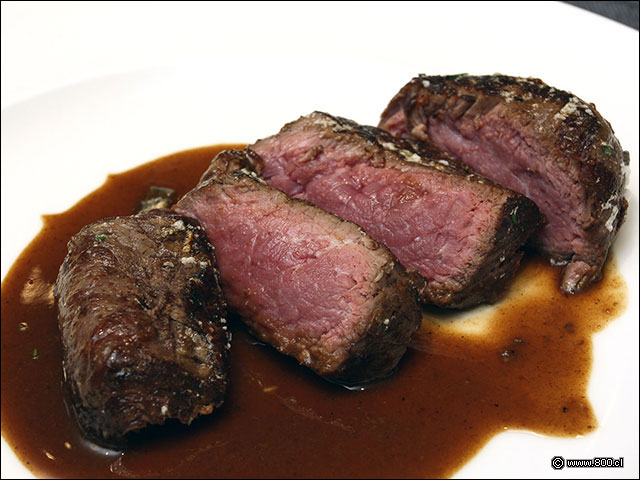 Cortes de Filete a la espuma de sal - Terran�e (Hotel Intercontinental)