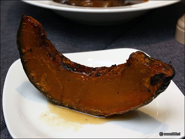 Zapallo asado  - Terran�e (Hotel Intercontinental)