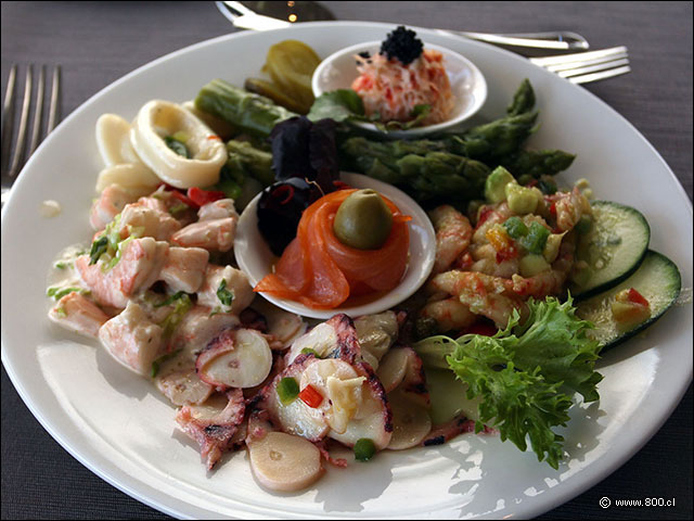 Mix del buffet de ensaladas - El Cid - Hotel Sheraton