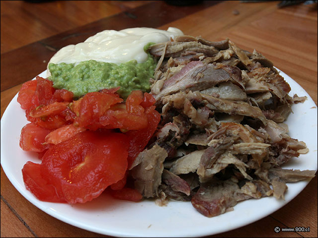 Un contundente Lomito italiano al plato - Fuente Mardoqueo El Bosque