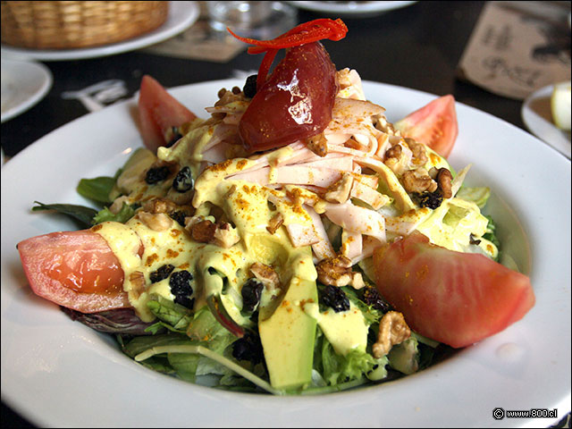 Ensalada de pavo con palta