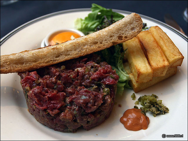 t�rtaro de filete de Res - Paul Restaurante (Parque Arauco)