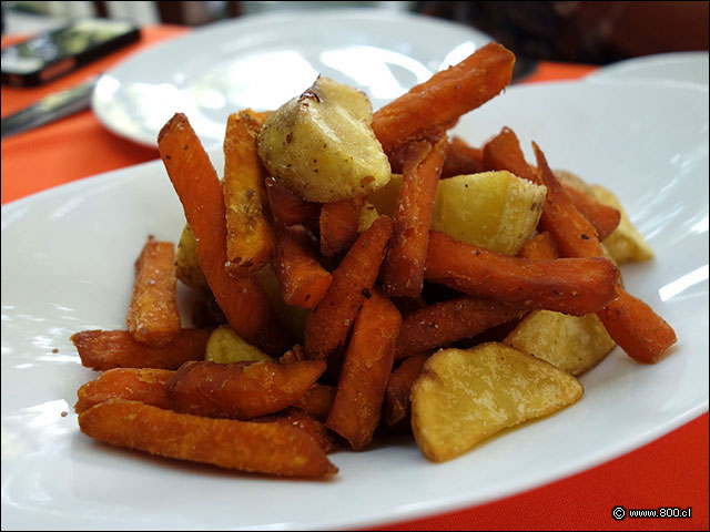 Bastones de verduras fritas - Divertimento Chileno