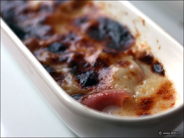 Machas gratinadas con queso y crema - Bautista Gourmet