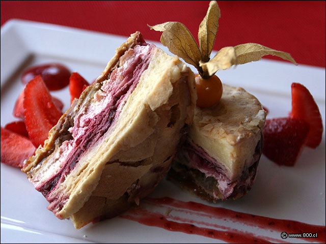 Torta de frambuesa crema - Bautista Gourmet
