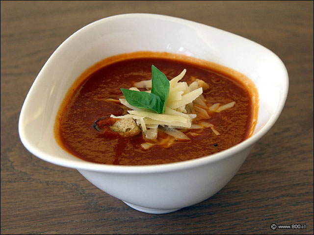 Crema de Tomates - Vapiano (Mall Parque Arauco)