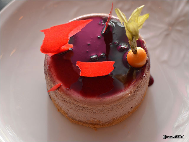 Cheese Cake de Chicha Morada - Sarita Colonia