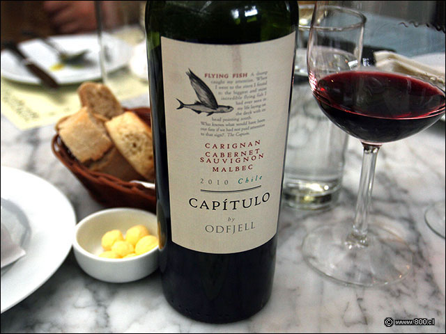 Odfjell Captulo 2010 para maridar - Le Flaubert