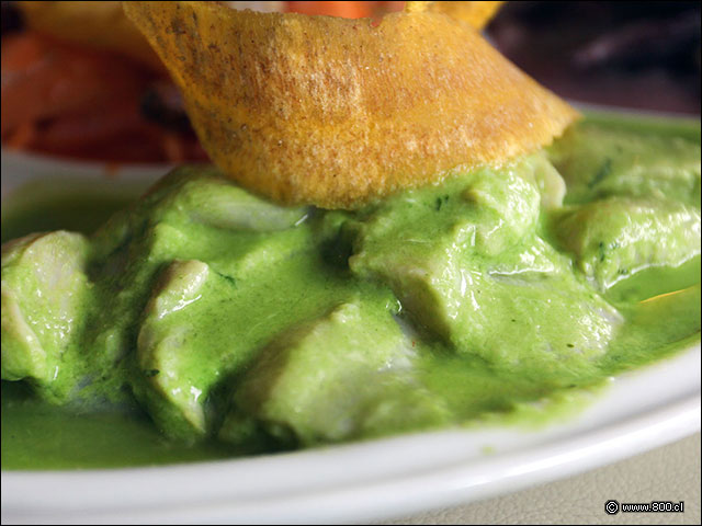 Tiradito de reineta al cilantro en la Ronda Fra Casa Valerio - Casa Valerio - Larran