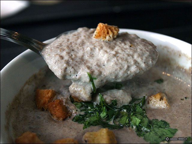 Cremosa y potente la crema de champi�ones - Jimmy�s