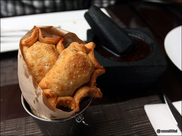Empanadas de mechada y queso Huentelauqun - Mulato Restaurant