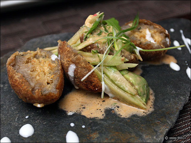 Chapalele relleno de Chupe de Jaiba - Mulato Restaurant