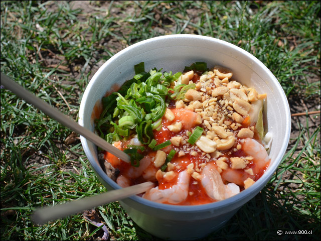 El contundente Gohan Camarn con verduras salteadas versin Thai - Yokono (Agustinas)