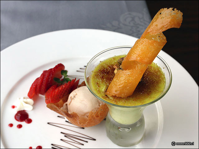 Creme Brul de Pistacho