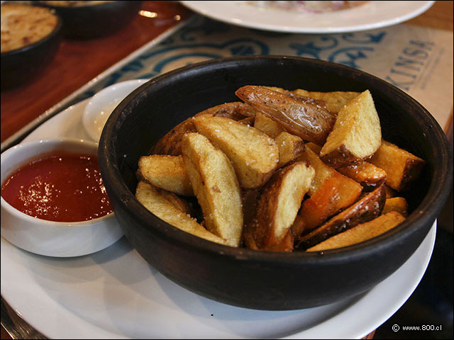 Papas Kinsa con Ketchup casero - Kinsa