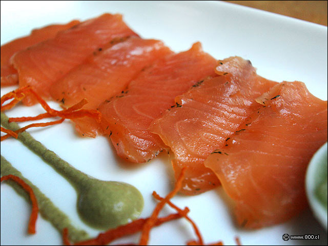 Gravlax de Salmn al eneldo - Cvico (Las Condes)