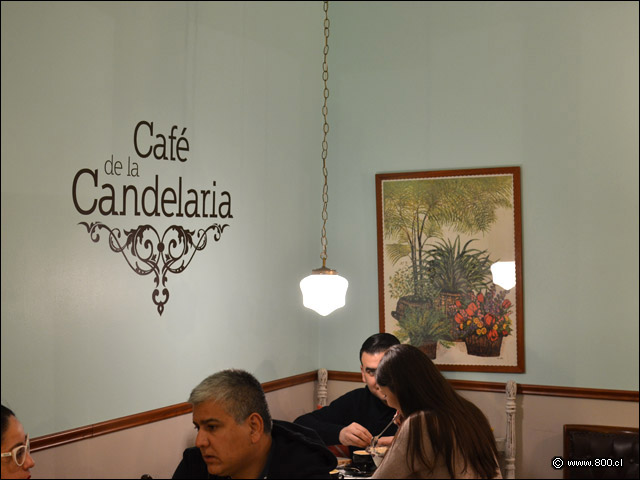 Rincón techado en Café de la Candelaria