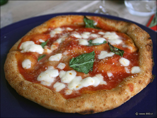 Pizza Mozzarella con masa frita - Brunapoli Mall Vivo Los Trapenses