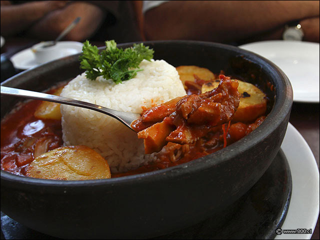 Un sabroso y casero Picante de Lapas - El Ancla - Providencia