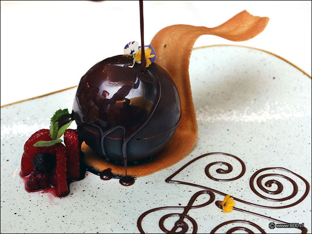 Esfera de chocolate