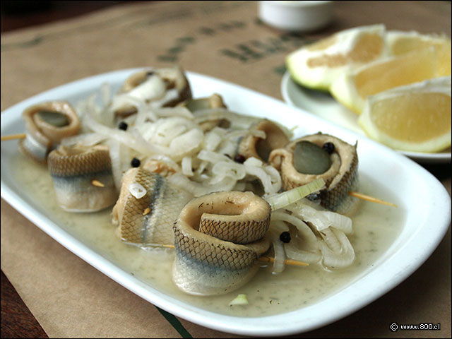 Pejerreyes en escabeche