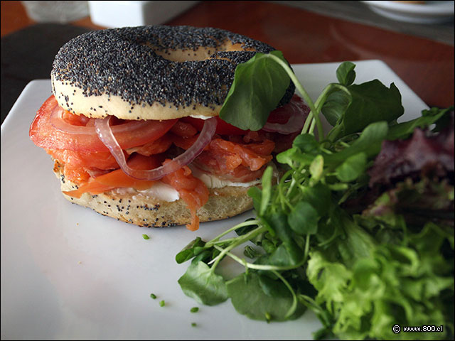 Bagel de Salmn Ahumado