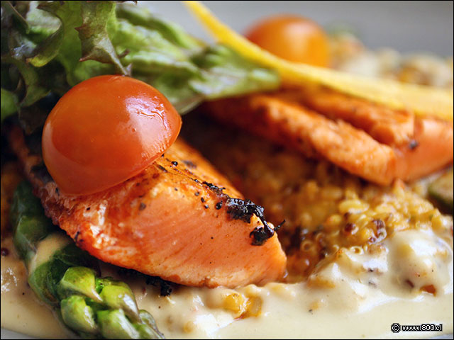 Filete de salmn en La Mar - La Mar Cebichera