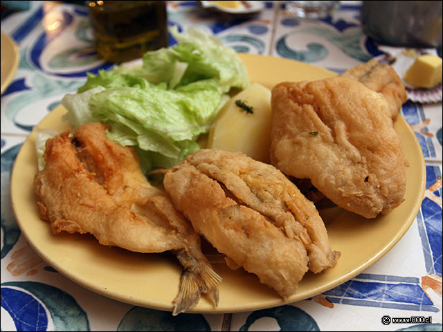 Pejereyes fritos de suave carne - La Tasca de Altamar