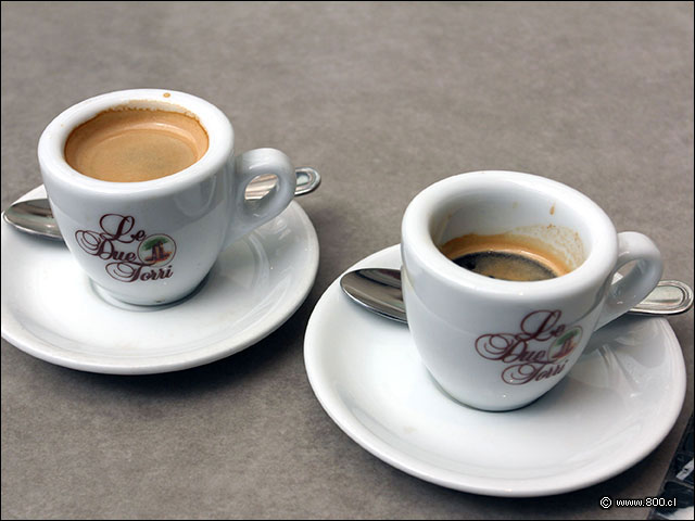 Espresso y ristretto - Le Due Torri - BordeRo