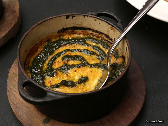 Pastelera de choclo con pesto - Rubaiyat