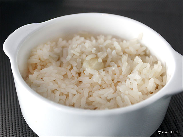 Arroz blanco de acompaamiento - Sabor y Aroma