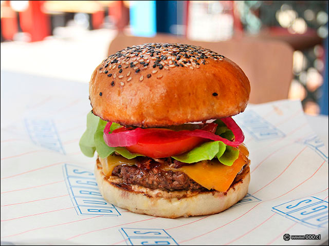 Hamburguesa De Lujo en Burgs, 140 gr de carne de angus - Burgs