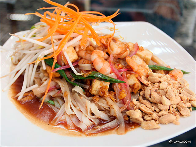 Pad Thai de camarones 