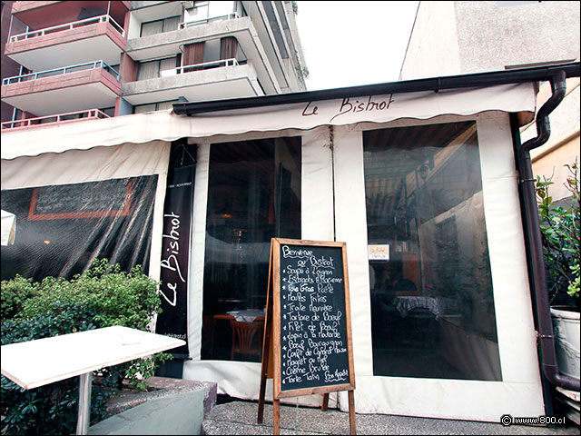 Detalle de la entrada al restaurante - Le Bistrot de Gaetan