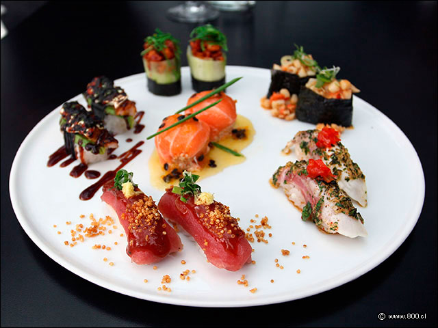 Degustacin de Nigiri de Temple Asan Lounge