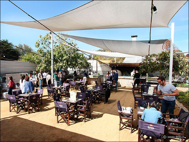 Comedor trasero al aire libre  - Macerado - Algarrobo