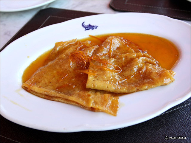 Servicio del Creppe suzette