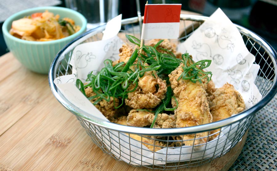 Indonesian Ayam Goreng Fried Chicken