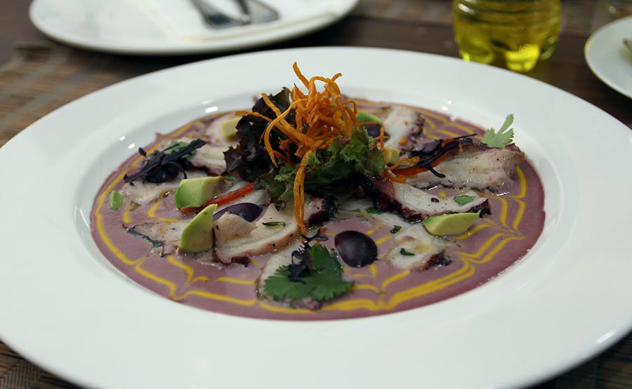 Tiradito de Pulpo