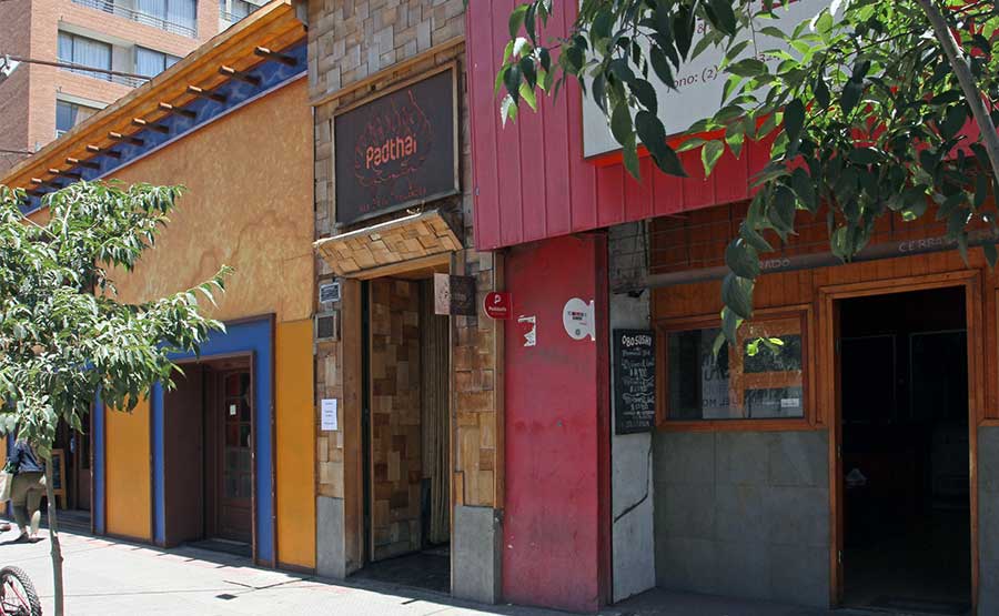Fachada de Pad Thai en calle Manuel Montt