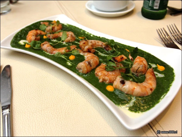 Hariyali Prawns - Majestic Kennedy