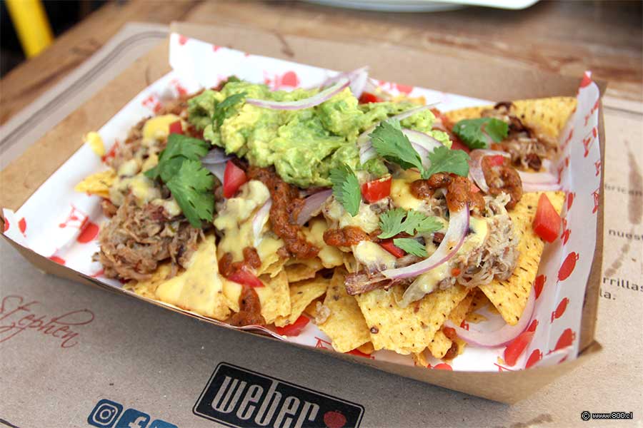 Nachos con Guacamole - Patio Webber