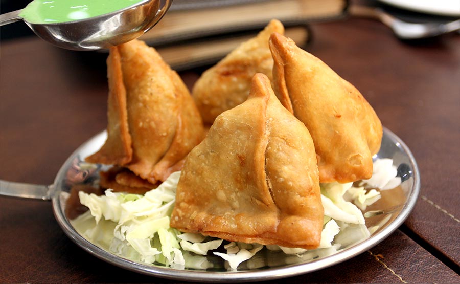 Samosas, tpicas empanadas indias