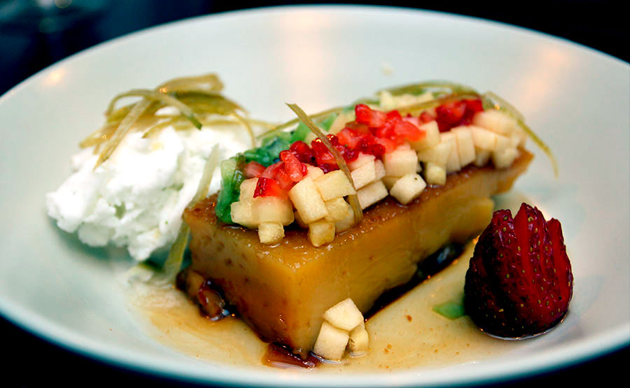 Leche Asada con Brunoise de furtas de la Estacin - Mulato Restaurant