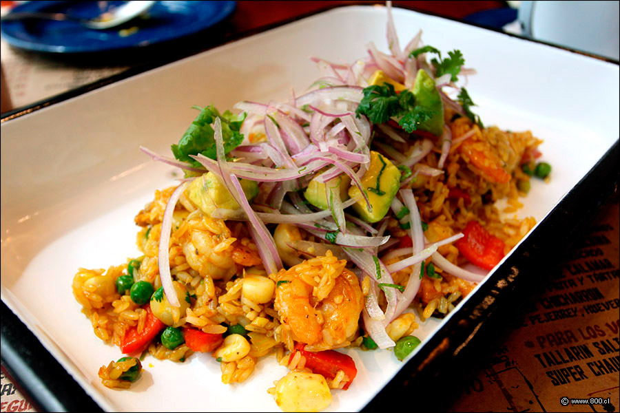 El tradicional Arroz con Marisco - Barra Chalaca (Costanera Center)